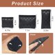 thumbnail image 2 of Neceser de Maquillaje Hapforever 3 Piezas Cuero Sintético PU con Cierre a Presión - Negro, 2 of 7