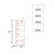 thumbnail image 3 of Biblioteca Eco Joy 2 Puertas 4 Niveles Blanco, 3 of 3