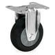 thumbnail image 1 of Z03 PU Rueda Fija Base Plana 100mm, 1 of 2