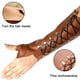 thumbnail image 4 of Protector de brazo de cuero sintético para tiro con arco, protector de mano, soporte para arco largo, caza, tiro con arco y flecha, equipo de tiro con arco para exteriores., 4 of 8