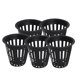 thumbnail image 2 of 5x Garden Net Cups Basket Hydroponic Aeroponic Planting Grow Mesh Pots Black, 2 of 3