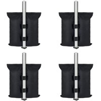 Xusx111 - Bolsa De Arena Fija De Carpa Al Aire Libre, Bolsa De Arena Fija De Base De Parasol, 4 Piezas De Patas De Parasol Al Aire Libre Con Contrapeso De Pabellón (Sin Arena)