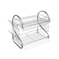 Secador Organizador De Platos Con 2 Niveles - Shopyclick