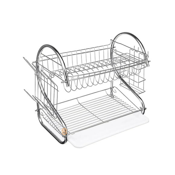 Secador Organizador De Platos Con 2 Niveles - Shopyclick