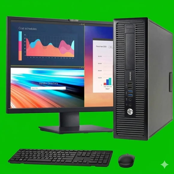 Reacondicionado Pc G1 Intel Core I5, 8gb, 500gb+ Monitor 19, wifi usb