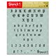 thumbnail image 2 of Plantilla Stencil1 1/2" Fuente Old English, 2 of 5
