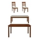 thumbnail image 2 of Juego De Comedor Qatar 1400 + 2 Sillas + 2B Marron H, 2 of 8