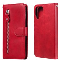 Gangxun - Funda Con Cremallera Para Samsung Galaxy A22 4G, Carcasa Cartera De Cuero Pu Con Soporte Y Tarjetero