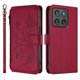 thumbnail image 2 of Funda Cartera Mariposa para [Motorola Edge 2026] con Soporte y Cremallera Rojo, 2 of 6