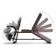 thumbnail image 3 of Banco ajustable plegable Miking MK-031C con piernas, 3 of 3