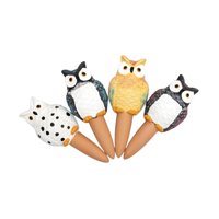 Magideal - Distribuías De Estacas De Riego 4X Dispositivo De Goteo En Forma De Búho De Riego De Goteo Resistente De Riego De Goteo Auto-Agua Para Jardinero Al Ai