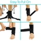 thumbnail image 3 of Tobillera con cordones para hombre y mujer, soporte estabilizador de pie, manga de compresión, férula ajustable para pierna esguince, inmovilizador enrollable para correr, voleibol y baloncesto., 3 of 6