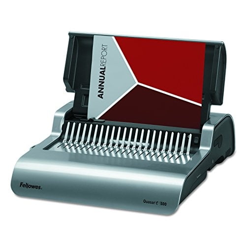 Sistema De Encuadernación Con Peine Eléctrico Fellowes Quasar 500 Gray
