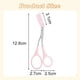 thumbnail image 4 of Tijeras de acero inoxidable de color para cejas con peine, tijeras para recortar cejas, herramienta de maquillaje para recortar cejas, peine, 4 of 4