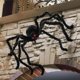 thumbnail image 2 of Araña Gigante Peluda Decoración Halloween 150cm Negra Negro, 2 of 4