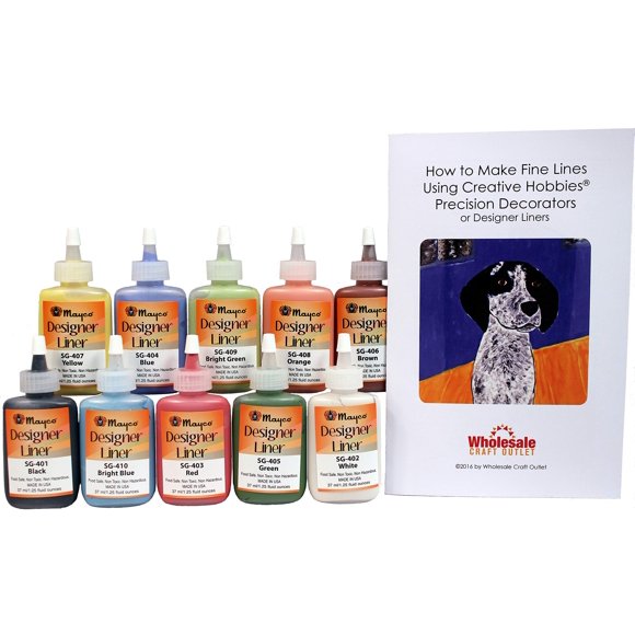 Kit de 10 colores de esmalte Creative Hobbies, 35 ml cada uno