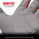 thumbnail image 4 of Guantes de bateo de béisbol Franklin Sports MLB CFX Pro Gris/Rojo, 4 of 7