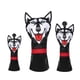 thumbnail image 1 of 3 fundas de cuero PU para cabeza de palo de Golf, funda de madera con etiqueta de número intercambiable, equipo de funda protectora impermeable Unisex, 1 of 5