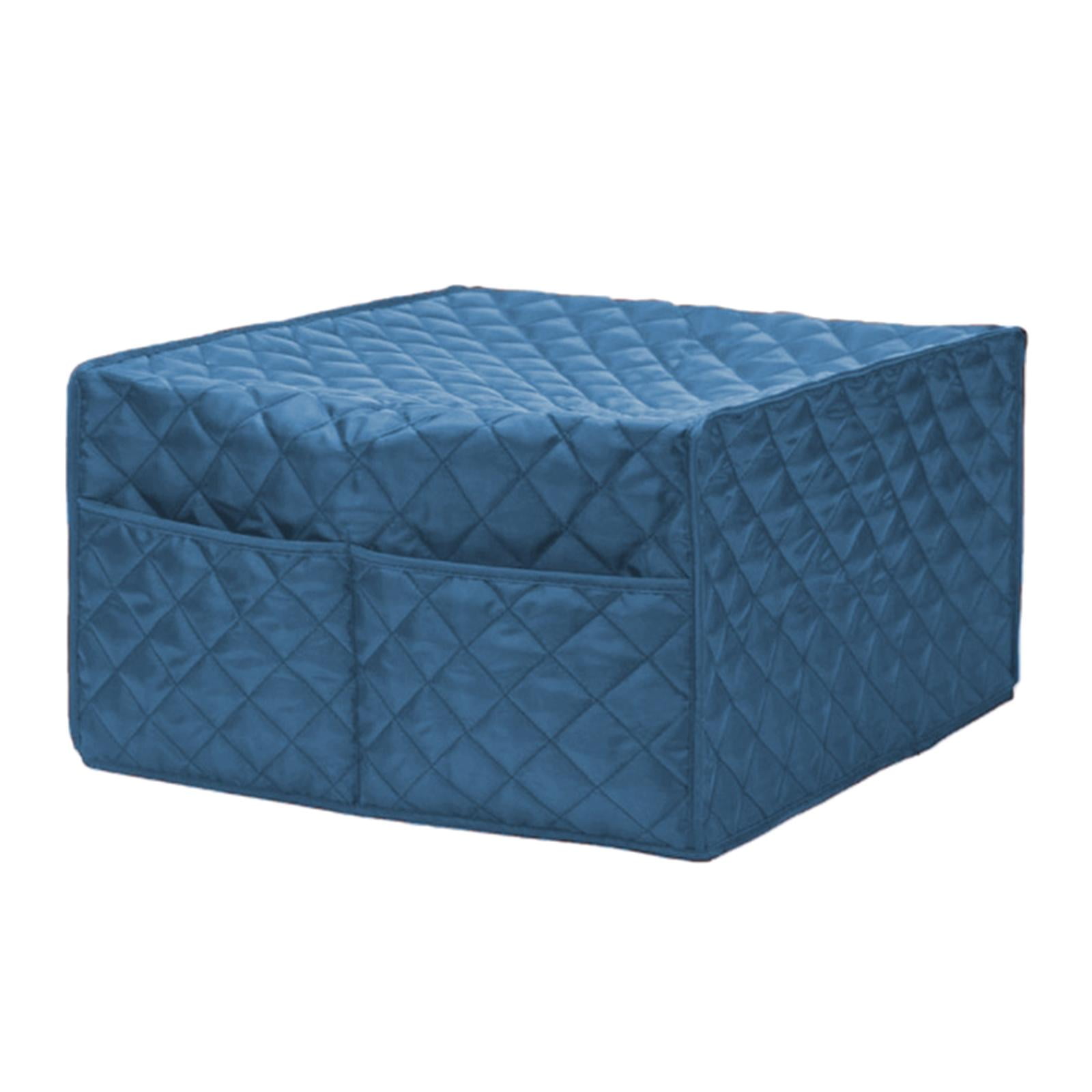 Wswqop - Funda Para Microondas Con Bolsillos De Almacenamiento Para Cocina, Resistente, Pequeña Funda Para Electrodomésticos De Cocina, Color Azul