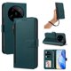 thumbnail image 1 of Funda con Billetera para [Xiaomi 14 Ultra] con Bolsillo Zipper y Tarjetero Verde pavo real, 1 of 6