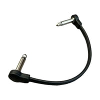 Magideal - Cable De Coión Para Guitarra Eléctrica Cable De Instrumento De Bajo 4 Ts Conector Ts De Ángulo Recto Cables De Coión De Guitarra Cable De 15Cm Negro
