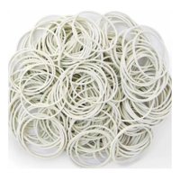 Elasticos Blancos Hand Para Billetes 500Gr Aprox. Ligas Blanco