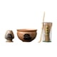 thumbnail image 3 of Kit para preparar té matcha con batidor y cuenco, cerámica artesanal y bambú, utensilios únicos de regalo con soporte para batidor cuenco para matcha. cuenco 123x72cm, 3 of 5