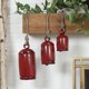 thumbnail image 3 of Juego de 3 campanas de vaca decorativas Deco 79 inspiradas en el Tíbet, 3 of 9