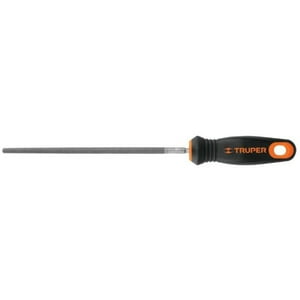 Truper - Lima Bastarda Redonda Con Mango 8""
