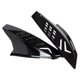 thumbnail image 1 of Casco De Motocicleta De Plástico Orejas Cuernos Piezas Decorativas Protectoras Negro, 1 of 5
