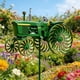 thumbnail image 2 of Giroscopio viento tractor verde veleta jardín ruedas giratorias decoración jardín delantero, 2 of 7