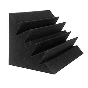 Spectra - Panel Acústico Trampa De Bajos • Autoadhesivo • Pack X6 • Negro • 25X25X50Cm