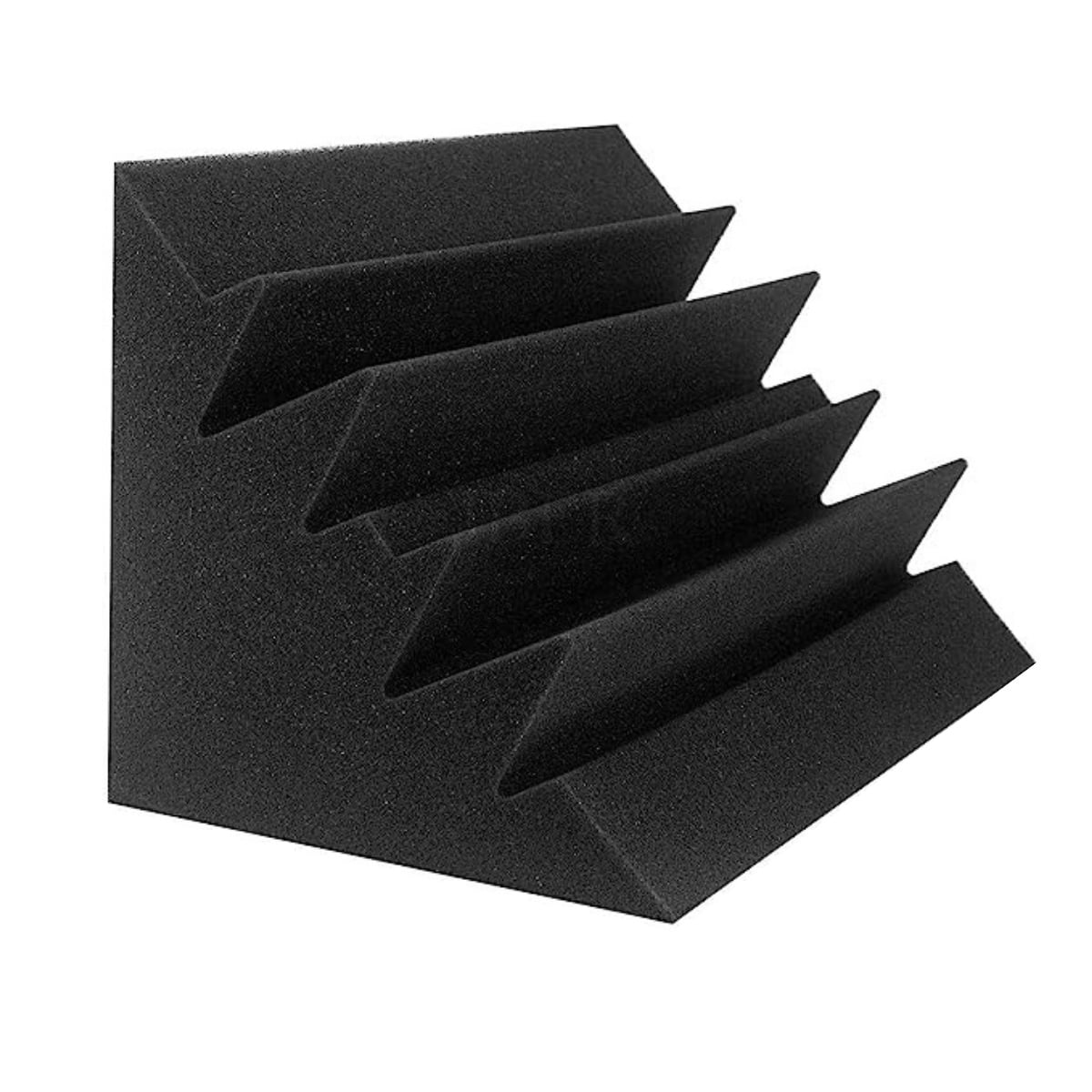 Spectra - Panel Acústico Trampa De Bajos • Autoadhesivo • Pack X6 • Negro • 25x25x50cm