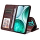 thumbnail image 5 of Funda Billetera para Honor X8C con Porta Tarjetas y Soporte Ajustable Marrón, 5 of 5