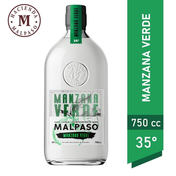Pisco Manzana Verde 35° Botella, 750