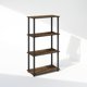 thumbnail image 4 of Librero Furinno Turn-N-Tube de 4 niveles, color Columbia Walnut, 4 of 6
