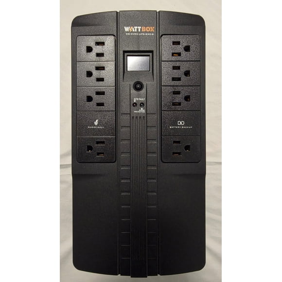 Paquete de Batería UPS WattBox WB-OVRC-UPS-850-8 con 8 Salidas