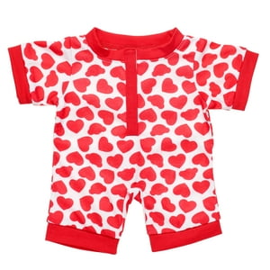 Pijama Build A Bear Corazones Para Peluche