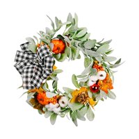 Bothyi - Guirnalda De Puerta De Guirnalda De Otoño Decoración Del Hogar Para Celebración De Acción De Gracias Granja