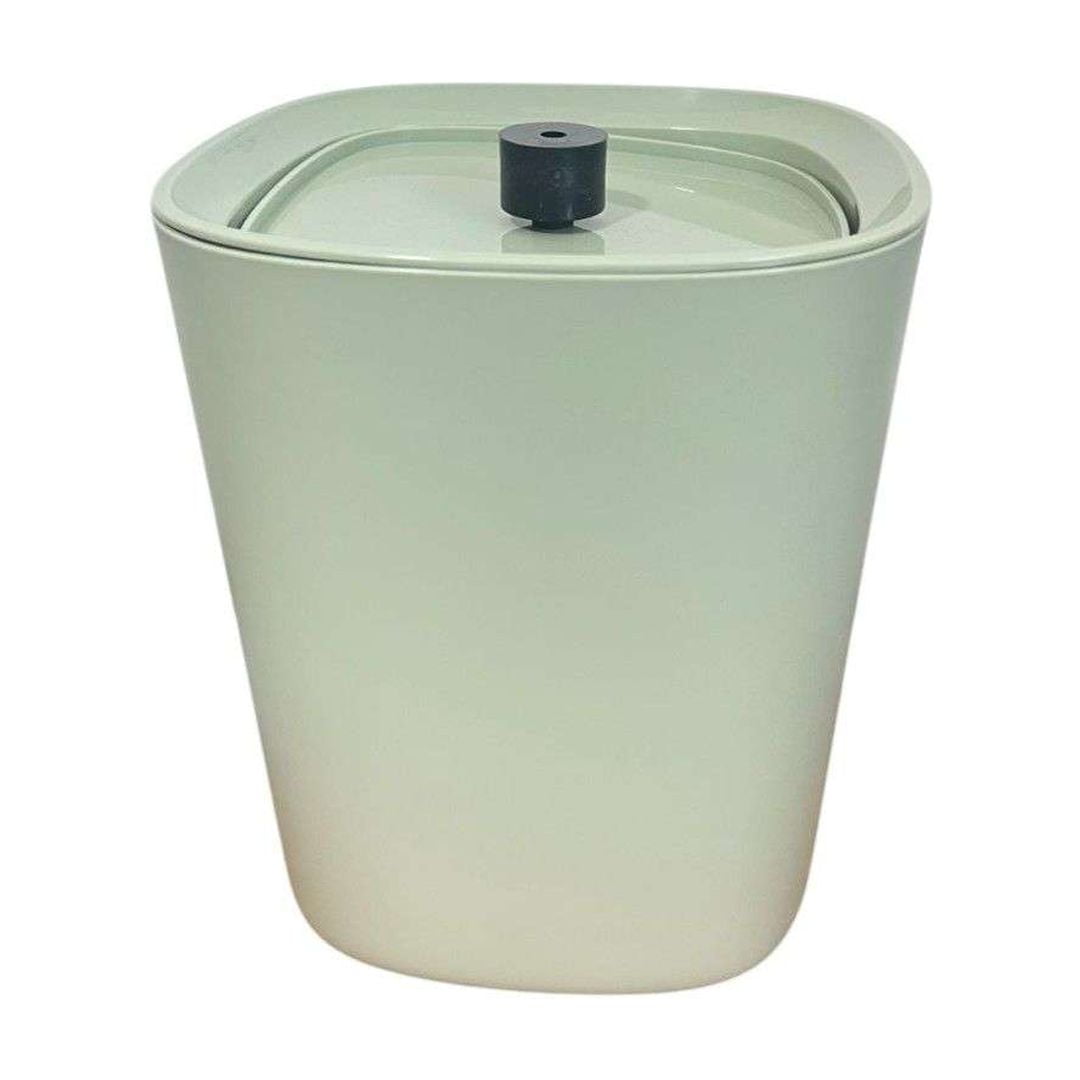 Oem - Basurero Papelero Plástico Baño Tapa Vaivén Deco 4