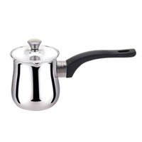 Magideal - Cafetera Turca, Taza De Café De Acero Inoxidable, Sartén Portátil Para Derretir , Calentador De Leche, Cafetera Para Acampar, Viajar, Casa 1080 Ml