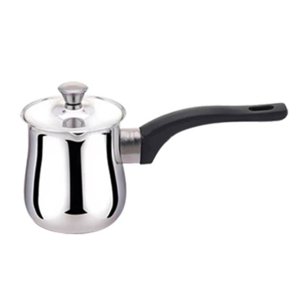 Magideal - Cafetera Turca, Taza De Café De Acero Inoxidable, Sartén Portátil Para Derretir , Calentador De Leche, Cafetera Para Acampar, Viajar, Casa 1080 Ml
