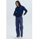 thumbnail image 4 of Polerón Mujer Oversize Bordado Azul, 4 of 4