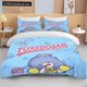 thumbnail image 1 of 10 Sizes Tuxedo Sam Printed Bedding Set Cartoon Anime Duvet Cover Comforter Pillowcase Boys Girls Children Adults King, 1 of 5