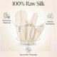 thumbnail image 3 of Guantes masaje seda natural exfoliante corporal ayurvédico spa hogar Garshana, 3 of 7