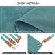 thumbnail image 3 of Delantal ZOMAO de Lona de Algodón – Bolsillos Grandes, Correas Ajustables, 3 of 6