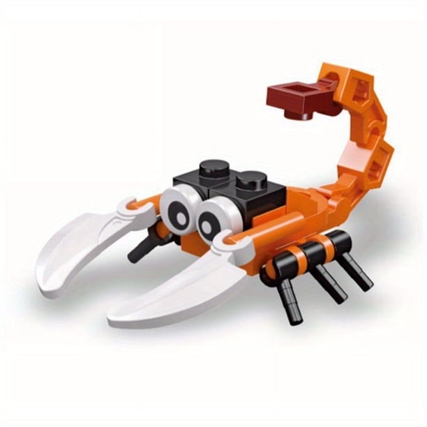 JIE STAR 12 Insect Animals Party Building Blocks Christmas Birthday Gift, Cute Insect Building Blocks Toys, Assembling Educational Insect Building Blocks Toys, Children's Building Blocks Toys Gift