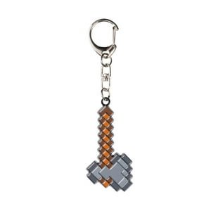 Llavero Metálico Minecraft Colección Hacha