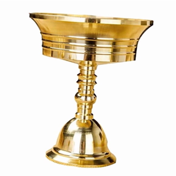 Hecho A Mano Ghee Lamp Holder Buddhism Oil Lamp Candle Holder Decoración Dia 56mm