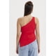 thumbnail image 3 of Polera Mujer Escote Y Basta Asimétrica Rojo Oscuro, 3 of 4